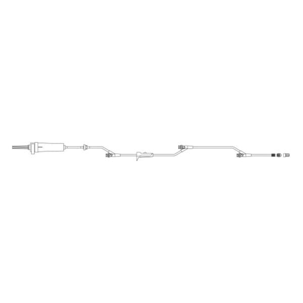 Carefusion Corp. Iv Administration Set Smartsite Ndls 105" 60 Drops/Ml Priming Volume 21Ml 100/Ca - 42433E