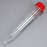 Globe Scientific Diamond Max Centrifuge Tube Conical Bottom Plain 15 mL Red Screw Cap Polypropylene Tube - 6296