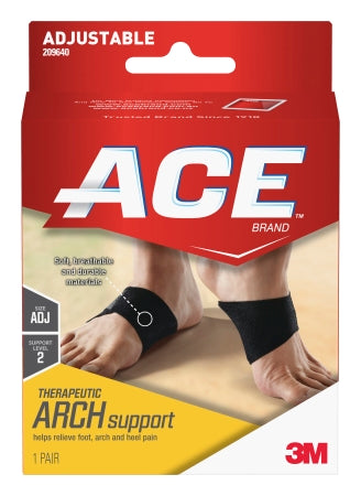 3M Ace Therapeutic Arch Support Black One Size Fits Most - 209640