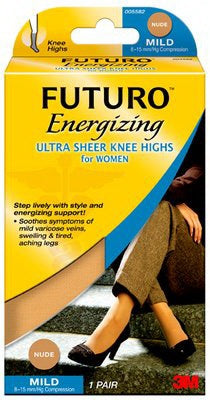 3M Futuro Compression Pantyhose Knee High Large Nude - 71015NEN