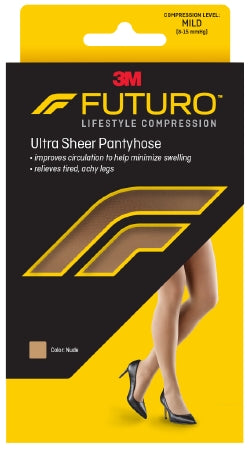 3M Futuro Compression Pantyhose Waist High Large Nude - 71018FCNEN