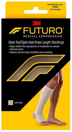 3M Futuro - Compression Stocking Knee High Medium Beige Open Toe - 71033OTHEN
