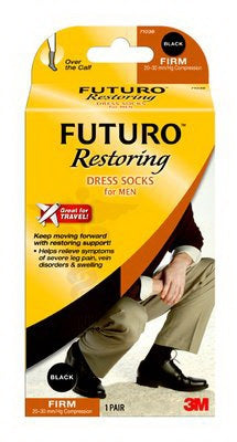 3M Futuro Compression Socks Calf High X-Large Black - 71037EN