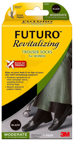 3M Futuro Compression Socks Medium Black - 71022EN