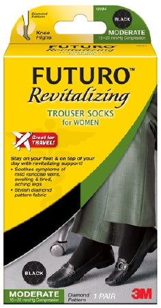 3M Futuro Compression Socks Large Black - 71023EN