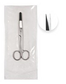 Sklar Merit Operating Scissors 4-1/2 Inch Length Floor Grade Stainless Steel Sterile Finger Ring Handle Straight Sharp / Sharp - 96-2592