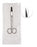 Sklar Merit Operating Scissors 4-1/2 Inch Length Floor Grade Stainless Steel Sterile Finger Ring Handle Straight Sharp / Sharp - 96-2592