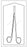 Merit - Dissecting Scissors Metzenbaum-Lahey 5-1/2 Inch Length Floor Grade Pakistan Stainless Steel Sterile Finger Ring Handle Straight Blunt Tip / Blunt Tip - 96-2517M