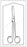 Merit - Dissecting Scissors Mayo 5-1/2 Inch Length Office Grade Pakistan Stainless Steel Sterile Finger Ring Handle Straight Blunt Tip / Blunt Tip - 96-2531M