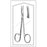 Merit - Iris Scissors 4-1/2 Inch Length Floor Grade Pakistan Stainless Steel Sterile Finger Ring Handle Curved Sharp Tip / Sharp Tip - 96-2507M