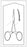 Merit - Mosquito Forceps Hartmann 3-1/2 Inch Length Mid Grade Stainless Steel Sterile Finger Ring Handle Curved Serrated, Blunt Tip - 96-2557M