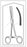 Merit - Hemostatic Forceps Rochester-Pean 6-1/4 Inch Length Mid Grade Stainless Steel Sterile NonLocking Finger Ring Handle Straight Curved, Horizontally Serrated, Blunt - 96-2547M