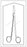 Merit - Dissecting Scissors Metzenbaum 7 Inch Length Floor Grade Pakistan Stainless Steel Sterile Finger Ring Handle Curved Blunt Tip / Blunt Tip - 96-2682M