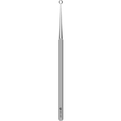 Econo - Ear Curette Buck 5-3/4 Inch Length Solid Round Handle Size 0 Tip Straight Round Blunt Loop Tip - 96-2960