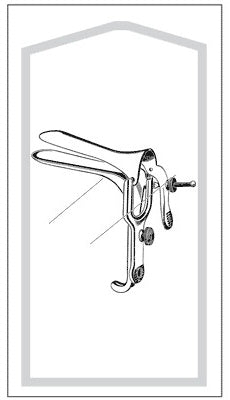 Econo - Vaginal Speculum Graves Sterile Floor Grade Stainless Steel Small Double Blade Duckbill Disposable Without Light Source Capability - 96-3000