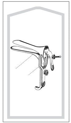 Econo - Vaginal Speculum Graves Sterile Floor Grade Stainless Steel Medium Double Blade Duckbill Disposable Without Light Source Capability - 96-3001