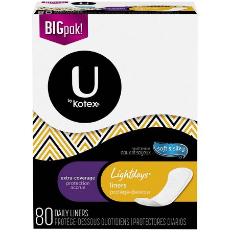 U by KotexLightdays - Panty Liner Regular Absorbency - 48374