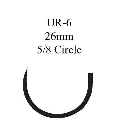 J & J Healthcare Systems Coated Vicryl Suture with Needle Absorbable Coated Violet Suture Braided Polyglactin 910 Size 0 27 Inch Suture 1-Needle 26 mm Length 5/8 Circle Taper Point Needle - J603H
