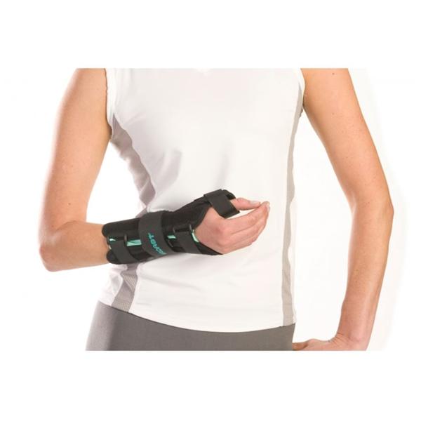 DJO Brace Support Aircast A2 Adult Wrist/Thumb Black Size Medium Right Ea - 05WTMR
