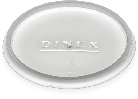 Culinary Depot Inc Dinex Lid Translucent Disposable Plastic Fits 6 oz. Juicer - DX11928714