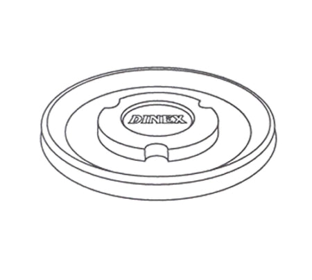Culinary Depot Inc Dinex Lids Translucent Disposable Plastic Fits 8 oz. Mug & 5oz. Bowl - DX30008714
