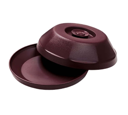 Dinex - Insulated Dome Cranberry Red Reusable Plastic Fits 9 Inch Base - DX440061