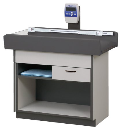 Model 7810 - Pediatric Treatment Table With Scale Fixed Height - 7810-3WG-1GR-2GR