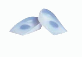 United Surgical Associates - Heel Cup Youth Small Silicone Opaque with Blue Dot - U4769