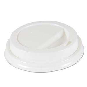 Boardwalk - Hot Drinking Cup Lid White, Plastic - BWKDEERHLIDW