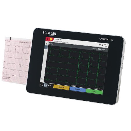 Schiller America Cardiovit FT-1 Portable ECG Interpretation Multitouch Color Display - FT-1