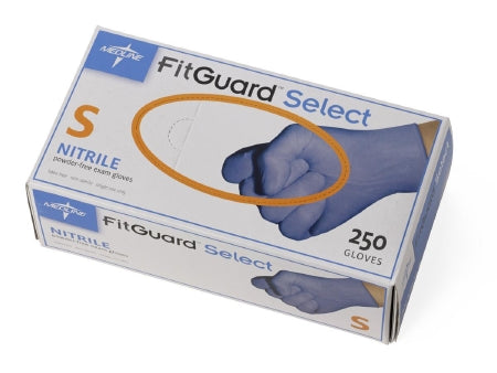 FitGuard Select - Exam Glove Small NonSterile Nitrile Standard Cuff Length Textured Fingertips Violet Chemo Tested - FG2601