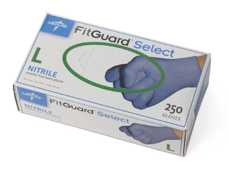 FitGuard Select - Exam Glove Large NonSterile Nitrile Standard Cuff Length Textured Fingertips Violet Chemo Tested - FG2603