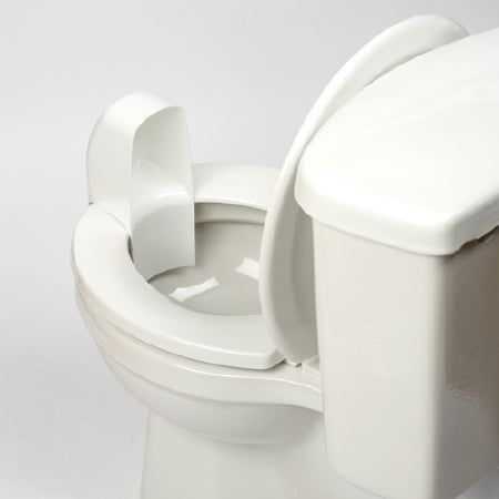 Fabrication Enterprises Toilet Seat Splash Guard For Regular Toilet Seats & Most Elevated Toilet Seats - 45-1257