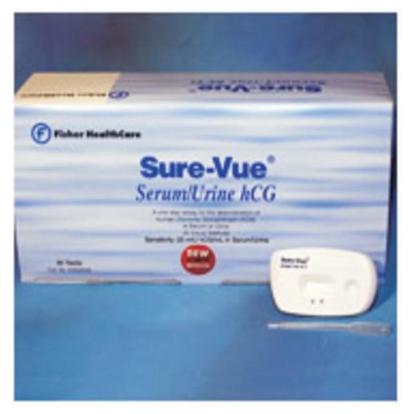 Fisher Scientific Co. Sure-Vue Hcg Combo Cassette Test Clia Waived 50 Tests 50/Pk - 23900529