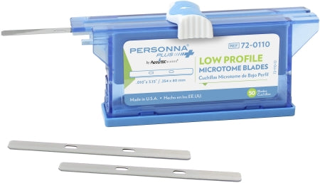 AccuTec Blades Personna Plus Microtome Blade 0.012 Inch Thick, 3 Facet Edge For Histology Applications - 72-0110-0000