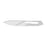 AccuTec Blades Personna Autopsy Blade Stainless Steel Size 60 NonSterile Disposable Individually Wrapped - 78-0460-0000