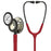 3M Littmann Classic Stethoscope Burgundy 1-Tube 27 Inch Tube Double Sided Chestpiece - 5864