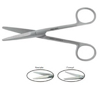 BR Surgical Dissecting Scissors Mayo 5-1/2 Inch Length Stainless Steel Straight - BR08-16014-L