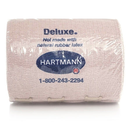 Deluxe - Elastic Bandage 4 Inch X 5-1/2 Yard Standard Compression Clip Detached Closure Tan Sterile - 27400000