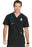 Kinetic Manufacturing Group Cherokee Scrub Shirt Large Black 3 Pockets Short Sleeves Male - CK900A-LG