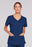 Kinetic Manufacturing Group Cherokee Scrub Shirt X-Large Navy 3 Pockets Short Sleeves Female - 4727-XL