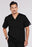 Kinetic Manufacturing Group Cherokee Scrub Shirt Medium Black 1 Pocket Short Sleeves Male - 4743-MD