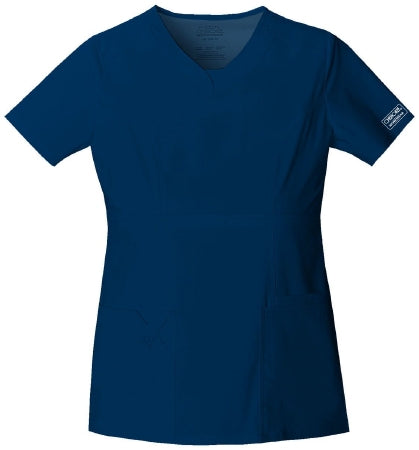 Kinetic Manufacturing Group Cherokee Scrub Shirt X-Small Navy 2 Pockets Short Sleeves Female - 2968-XS