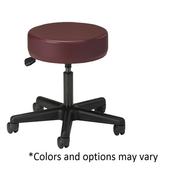 Clinton Industries. Stool Exam Standard Series Specify Color 2.5" Casters Backless 5 Leg Ea - 2135