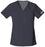 Kinetic Manufacturing Group Cherokee Scrub Shirt Medium Pewter 2 Pockets Short Sleeves Female - 4770-MD