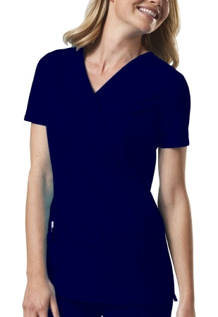 Kinetic Manufacturing Group Cherokee Scrub Shirt Small Navy 3 Pockets Short Sleeves Female - 4728-S