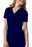 Kinetic Manufacturing Group Cherokee Scrub Shirt Small Navy 3 Pockets Short Sleeves Female - 4728-S