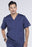 Kinetic Manufacturing Group Cherokee Scrub Shirt Medium Navy 1 Pocket Short Sleeves Male - 4743-MD