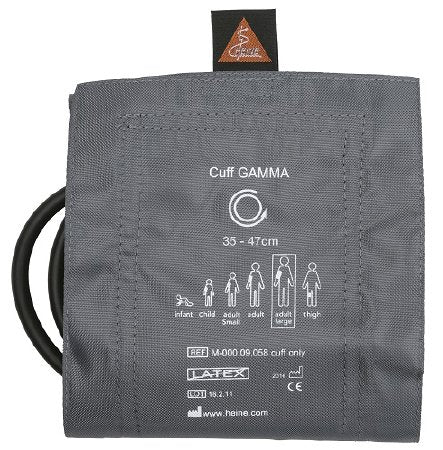 GAMMA - Blood Pressure Cuff Adult Arm Large Cuff 35 - 41 cm Nylon Cuff - M-000-09-706-166