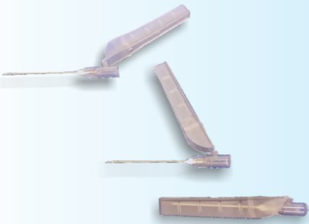 SecureTouch - Hypodermic Needle Sliding Safety Needle 27 Gauge 1-1/2 Inch Length Regular Wall - 27426
